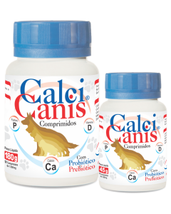  Suplemento CALCI CANIS Frasco 45g (30 comprimidos de 1500mg)  - Alivet 
